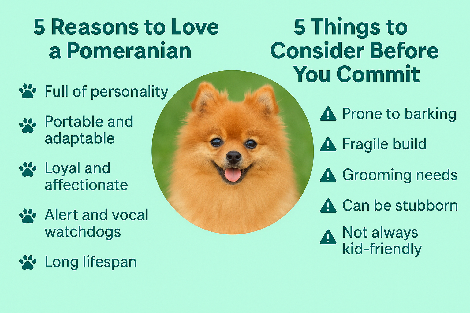 Pomeranian pros & cons: reasons to love vs things to consider